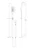 Celia Hand/Rail Shower 5Star Matte Black [195124]