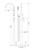 Round Bath Mixer Floormount Freestanding with Handshower 3Star Chrome [195182]