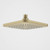 Luna Overhead Shower Head Square Brushed Brass 4Star [194625]