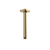 Luna Straight Arm Square Flange 210 Brushed Brass [194626]