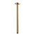 Luna Straight Arm Square Flange 410 Brushed Brass [194627]
