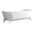 Hampton 1600 Freestanding Cast Stone Bath Matte White [158182]