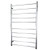 Heated Round Ladder 750mm x 1200mm Mirror Polished Left Hand Wired [117542]