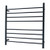 Radiant Australia Heated Round Ladder 750 x 750mm Matt Black Left Hand Wired [135679]