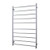 Radiant Australia Heated Round Ladder 750 x 1200mm Brushed Satin Right Hand Wired [137666]