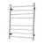 Radiant Australia Heated Round Ladder 530 x 700mm Brushed Satin Left Hand Wired [137673]