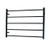 Radiant Australia Heated Round Ladder 750 x 550mm Matt Black Right Hand Wired [137652]