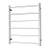 Radiant Australia Non-Heated Round Ladder 700 x 830mm Brushed Satin [137694]