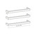 Radiant Australia Single Square Towel Rail 800mm Mirror Polished [137709]