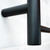 Heated Round Ladder 530mm x 700mm Matte Black Right Hand Wired [137658]