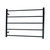 Radiant Australia Non-Heated Round Ladder 750 x 550mm Matt Black [154156]