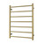 Heated Round Ladder 600mm x 800mm Brushed Gold Left Hand Wired [190546]