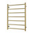 Heated Round Ladder 600mm x 800mm Brushed Gold Right Hand Wired [190547]