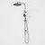 Urbane II Rail Shower w/300mm Overhead Gunmetal 3Star [196132]