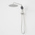 Urbane II Compact Twin Shower Brushed Nickel 3Star [196146]