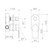 Urbane II Bath/Shower Mixer With Diverter - Round Cover Plate - Brushed Nickel - Sales Kit [196241]