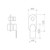 Urbane II Bath/Shower Mixer With Diverter Trim Kit - Round Cover Plate - Chrome [196256]