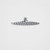 Urbane II Rain Shower Head 200mm Round Chrome 4Star [196265]