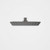 Urbane II Rain Shower - 200mm Square - 4 Star - Gunmetal [196271]