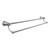 Lillian PVD Adjustable Double Towel Rail 800mm Brushed Nickel [169201]
