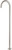 Vivid Floor Mounted Bath Spout 940mm Brushed Nickel [199219]