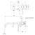 Vivid Slimline Wall Bath Mixer Set with 230mm Curved Spout Chrome [199257]
