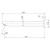 Vivid Wall Bath Spout/Outlet Angled 32mm x 300mm Matte Black [199271]