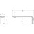Axia Wall Bath or Basin Spout/Outlet 200mm 4Star Matte Black [199028]