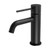 Vivid Slimline Hob Basin Mixer (Curved Spout) 5Star Matte Black [199086]