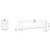 Rush Wall Bath Spout/Outlet 230mm Brushed Nickel [199202]