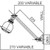 Bermuda Hi Rise Shower 3 Function Chrome [044246]