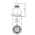 Bermuda Shower Rose 3 Function Chrome [044256]