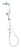 Amio Exposure Rail/Hand Shower 5 Function 3Star Chrome [110189]