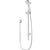 Krome Hand/Rail Shower with 100mm 3 Function Round Head 3Star Chrome [124945]