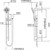 Krome Hand/Rail Shower with 100mm 3 Function Round Head 3Star Chrome [124945]