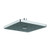 Overhead/Ceiling Shower Head only 230mm Square 3Star Stainless Steel [125888]