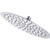 Overhead/Ceiling Shower Head only 300mm Round 3Star Stainless Steel [125885]
