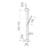 Square Rail Hand Shower Matte Black 3Star [156389]