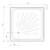 Mayfair Shower Bath 915mm x 915mm Steel White [056767]