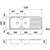 R180 1.75 End Left Hand Bowl 1230mm 1 Tap Hole [064218]