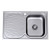 Vital Single End Right Hand Bowl 1 Tap Hole [105645]