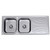 Vital Double End Left Hand Bowl 1 Tap Hole [105650]