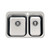 Sink Polar 1.5 Left Hand Bowl Overmount Stainless Steel 1 Tap Hole [142810]