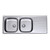 Radiant Double End Left Hand Bowl 1 Tap Hole [127881]