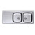 Radiant Double End Right Hand Bowl 1 Tap Hole [127882]