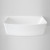 Urbane Freestanding Back-to-Wall Bath 1675mm White [134700]