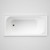 Luna Four Tile Flange Standard Bath 1525mm White [153085]