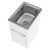 Eureka Single Compact Tub & Cabinet with Bypass & Floor Flexible Bypass 45L 3 Tap Holes (Includes One Flexible Bypass Kit) [153115]