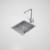 Compass Single Bowl Sink Stainless Steel NTH [156305]