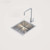 Compass Alfresco Single Bowl Sink Stainless Steel [156306]